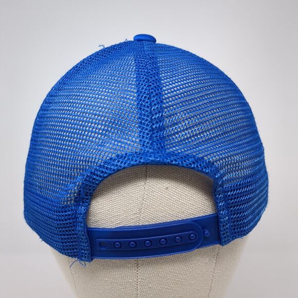 Lakes Snapback Mesh Back Trucker Hat Blue OSFM Colorblock Magic - Picture 5 of 9